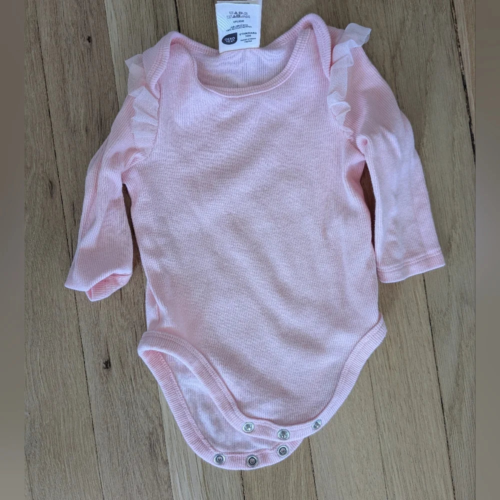 Pink Ruffled Baby Outfit